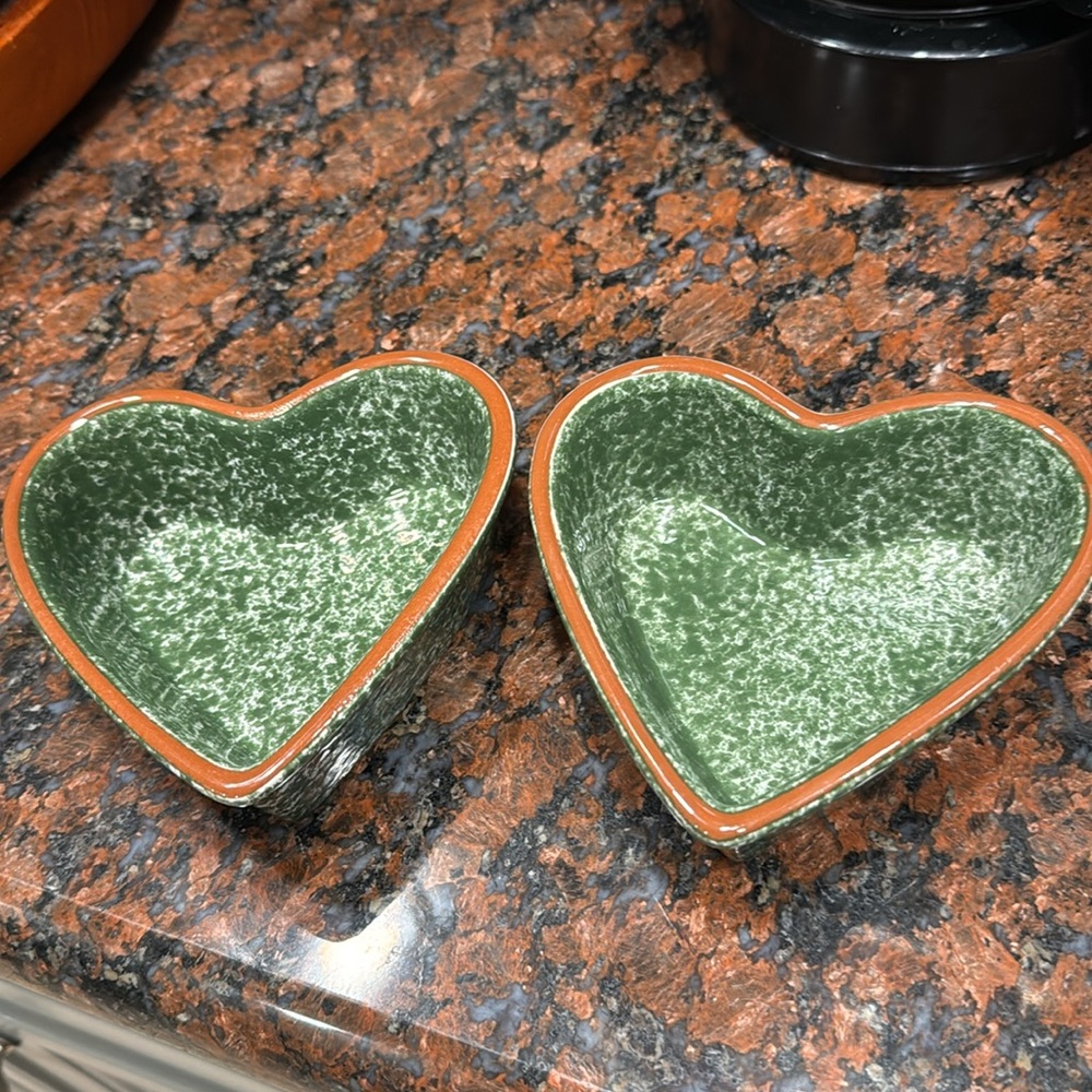 Set of two green hearts shaped Home 
Essentials and Beyond sponge collection
